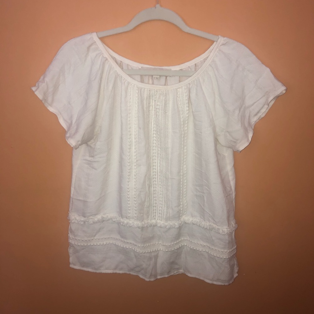 white dressy top